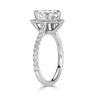 1.90 ct Trillion Cut Diamond Engagement Ring-Evani Naomi Jewelry