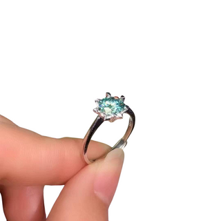 14k White Gold 2ct Diamond Wedding Ring - Evani Naomi Jewelry