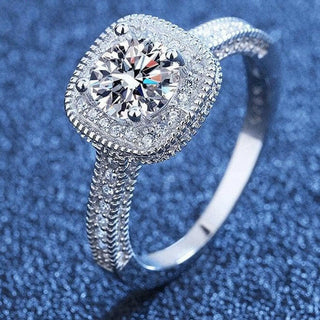 1ct Moissanite Solitaire Wedding Ring Evani Naomi Jewelry