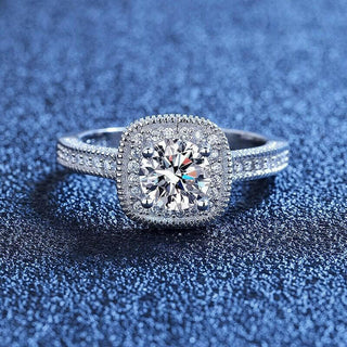 1ct Moissanite Solitaire Wedding Ring Evani Naomi Jewelry