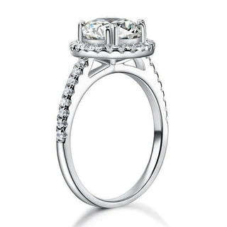 2.00 ct Round-cut Diamond Halo Ring Evani Naomi Jewelry