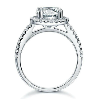 2.00 ct Round-cut Diamond Halo Ring Evani Naomi Jewelry