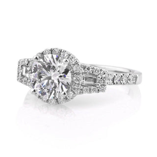 2.30 ct Round Brilliant Cut Diamond Engagement Ring Evani Naomi Jewelry