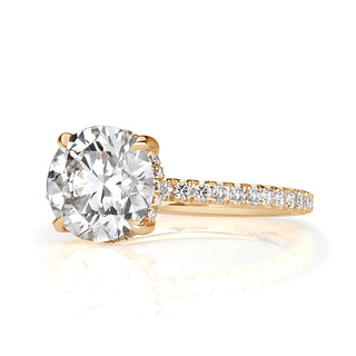 2.60 ct Round Brilliant Cut Diamond Engagement Ring Evani Naomi Jewelry