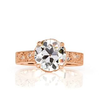 2.90 ct Old European Cut Diamond Engagement Ring Evani Naomi Jewelry