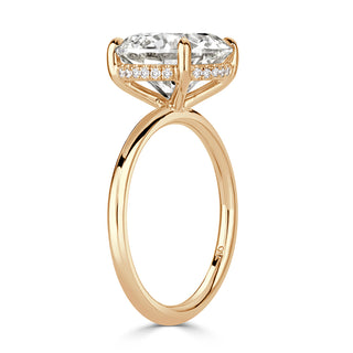 5.10 ct Round Brilliant Cut Diamond Engagement Ring Evani Naomi Jewelry