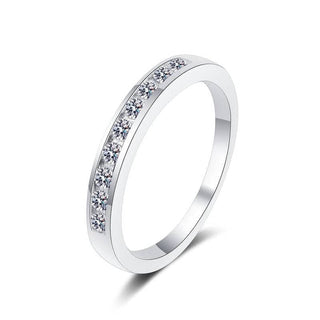 Classic 0.27 ct Round-cut Diamonds Wedding Band Evani Naomi Jewelry