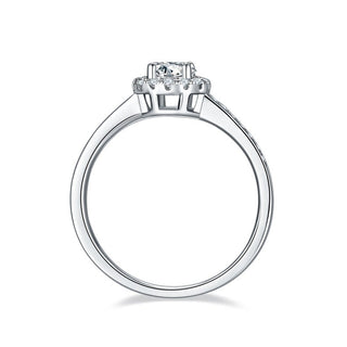 Classic 0.5 ct Diamond Halo Engagement Ring Evani Naomi Jewelry
