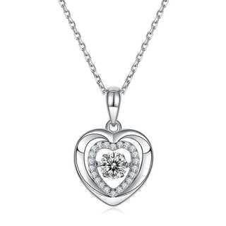 Classic 0.5 ct Diamond Heart Shaped Necklace Evani Naomi Jewelry
