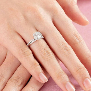 Classic 1.00 ct Cushion-cut Diamond Ring Evani Naomi Jewelry