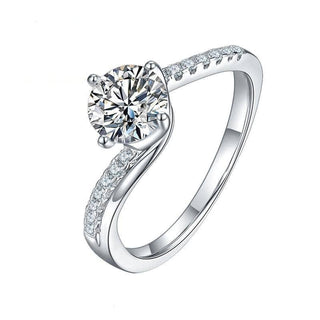 Classic 1.00 ct Diamond Engagement Ring Evani Naomi Jewelry