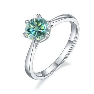 Classic 1.00 ct Round Diamond Solitaire Engagement Ring Evani Naomi Jewelry