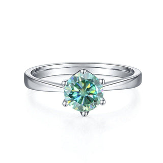 Classic 1.00 ct Round Diamond Solitaire Engagement Ring Evani Naomi Jewelry