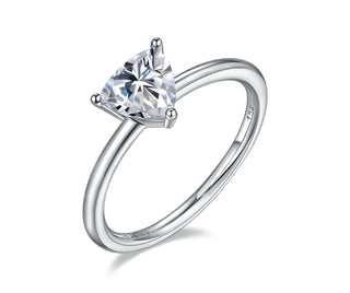 Classic 1.00 ct Trillion Diamond Solitaire Engagement Ring Evani Naomi Jewelry