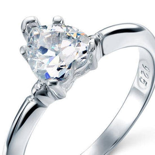 Classic Heart-cut 1.50 ct Diamond Engagement Ring Evani Naomi Jewelry