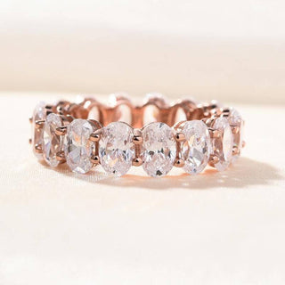 Classic Oval Cut Diamond Wedding Band Evani Naomi Jewelry