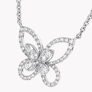 Elegant Double-Butterfly Necklace Evani Naomi Jewelry