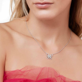 Elegant Double-Butterfly Necklace Evani Naomi Jewelry