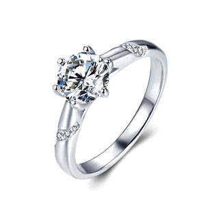 3ct Round Diamond Solitaire Engagement Ring - Evani Naomi Jewelry