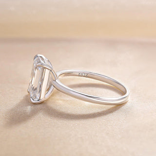 3.3 Ct Classic Emerald Cut Engagement Ring