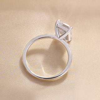 3.3 Ct Classic Emerald Cut Engagement Ring
