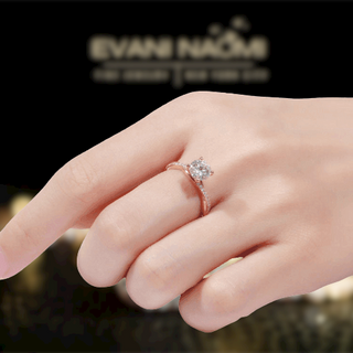 1.25 Ct Round Cut Diamond Promise Ring