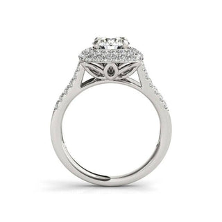 Elegant 1.0 ct Diamond Double-Halo Bridal Set