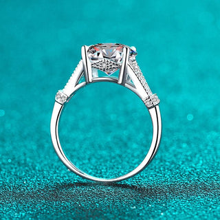 14k White Gold 3.0 Ct Oval Diamond Engagement Ring
