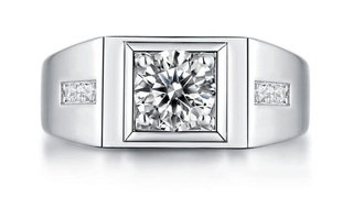 Flash Sale- Luxury Noble Created Diamond Engagement Ring for Men Evani Naomi Jewelry