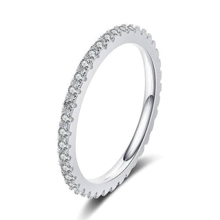 Full Eternity 0.57 ct Diamond Wedding Band Evani Naomi Jewelry