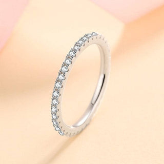 Full Eternity 0.57 ct Diamond Wedding Band Evani Naomi Jewelry