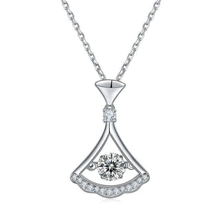 Gorgeous 0.5 ct Dancing Diamond Dress Necklace Evani Naomi Jewelry