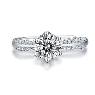 Gorgeous 1.00 ct Diamond Engagement Ring Evani Naomi Jewelry