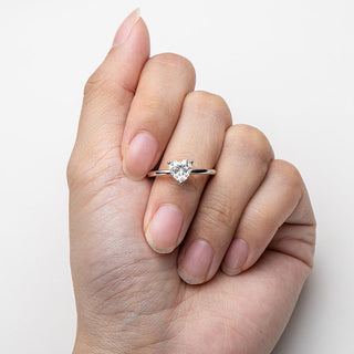 Heart-cut 1.0 ct Diamond Engagement Ring Evani Naomi Jewelry