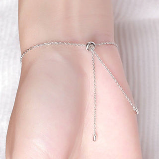 Round 0.5 ct Moissanite Diamond Adjustable Bracelet Evani Naomi Jewelry