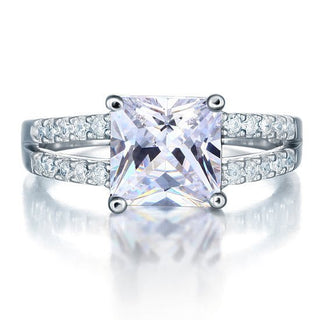 Split Shank 2.00 ct Princess-cut Diamond Engagement Ring Evani Naomi Jewelry