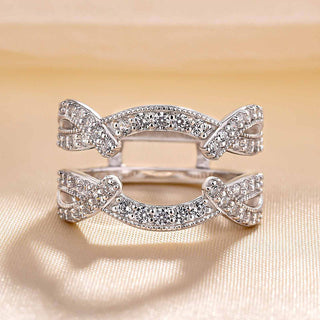 1.5 ct Marquise Cut Insert Wedding Ring Set