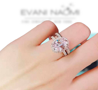 2ct D Color Oval Cut Diamond Engagement Ring - Evani Naomi Jewelry